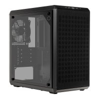 Cooler Master Q300L V2, Mini Tower, PC, Schwarz, Transparent, micro ATX, Mini-ITX, Kunststoff, Stahl, Gehärtetes Glas, 15,9 cm