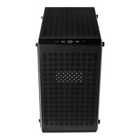 Cooler Master Q300L V2, Mini Tower, PC, Schwarz, Transparent, micro ATX, Mini-ITX, Kunststoff, Stahl, Gehärtetes Glas, 15,9 cm