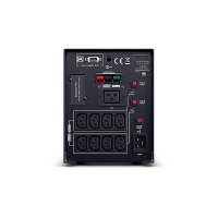 CyberPower Systems CyberPower PR2200ELCDSXL Line-Interactive USV 2200VA/1980W Tower, Reine Sinuswelle, AVR, LCD, Ausgang (8) IEC, RS232, USB (HID), EPO, Expansion Port für opt. Netzwerkkomunikation, Anschluss f. opt. Batterieerweiterung, Line-Interaktiv,