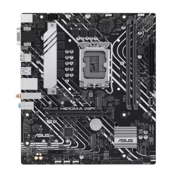 ASUS PRIME H610M-A WIFI, Intel, LGA 1700, Intel® Celeron®, Intel® Pentium® Gold, Intel® Core™ i3, Intel® Core™ i5, Intel® Core™..., LGA 1700, DDR5-SDRAM, 96 GB