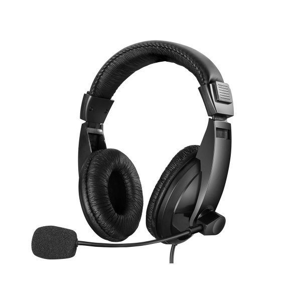 SANDBERG Saver USB Headset Large, Kabelgebunden, Anrufe/Musik, 20 - 20000 Hz, 258 g, Kopfhörer, Schwarz