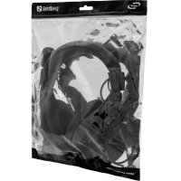 SANDBERG Saver USB Headset Large, Kabelgebunden, Anrufe/Musik, 20 - 20000 Hz, 258 g, Kopfhörer, Schwarz