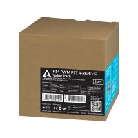 Arctic P14 PWM PST A-RGB 0dB - Semi-Passiver 140 mm Gehäuselüfter mit digitalem A-RGB im Value Pack, Ventilator, 14 cm, 1900 RPM, 0,3 Sone, 68,9 cfm, 117,06 m³/h