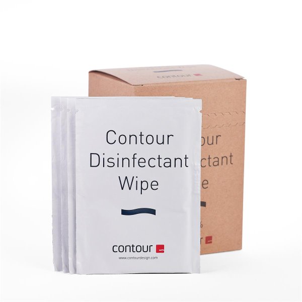 Contour Design Contour Disinfectant Wipe, 20 Stück(e), Weiß, 70%, 24 g, 37 g, 200 g