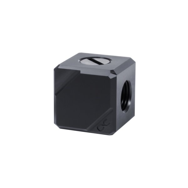 Alphacool 17557, Anschlussklemme, Acetal, Schwarz, 1/4", 26,5 mm, 26,5 mm