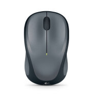 Logitech M235, Beidhändig, Optisch, RF Wireless, 1000 DPI, Grau