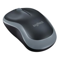 Logitech LGT-M185G, Beidhändig, Optisch, RF Wireless, 1000 DPI, Schwarz, Grau