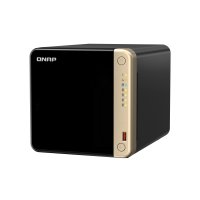 QNAP TS-464, NAS, Tower, Intel® Celeron®, N5095, Schwarz