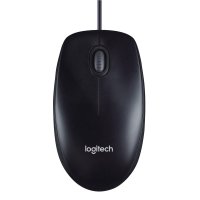 Logitech LGT-M90, Beidhändig, Optisch, USB Typ-A, 1000 DPI, Grau