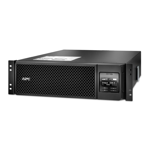 APC Smart-UPS On-Line SRT5KRMXLI - 5000VA, 6x C13, 4x C19 Ausgang, Rack-montierbar, eingebettetes NMC, Doppelwandler (Online), 5 kVA, 4500 W, Sine, 100 V, 275 V