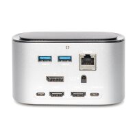 DIGITUS 11-Port USB-C Docking Station mit SSD-Gehäuse (M.2)