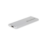 Transcend ESD240C, 120 GB, M.2, USB Typ-C, 3.2 Gen 2 (3.1 Gen 2), 520 MB/s, Silber