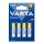 Varta 04103 229 630, Einwegbatterie, AAA, Alkali, 1,5 V, 4 Stück(e), 44,5 mm