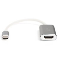 DIGITUS DA-70836 - USB Type-C 4K HDMI Adapter, 20cm Kabellänge Aluminium Gehäuse, Chipset: AG9310