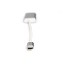 DIGITUS DA-70836 - USB Type-C 4K HDMI Adapter, 20cm Kabellänge Aluminium Gehäuse, Chipset: AG9310