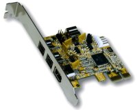 Exsys 4-port FireWire 1394B PCI-Express Card, PCIe, CE,...