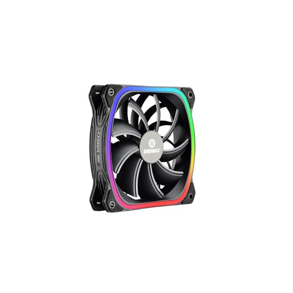 Enermax SquA RGB, Ventilator, 12 cm, 1500 RPM, 23 dB, 68,27 cfm, 115,99 m³/h