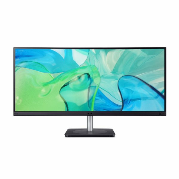 Acer CB343CUR, 86,4 cm (34"), 3440 x 1440 Pixel, UltraWide Quad HD, LED, 4 ms, Schwarz, Silber