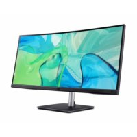 Acer CB343CUR, 86,4 cm (34"), 3440 x 1440 Pixel, UltraWide Quad HD, LED, 4 ms, Schwarz, Silber