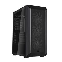 SilverStone FARA 511Z, Midi Tower, PC, Schwarz, ATX, micro ATX, Mini-ATX, Kunststoff, Stahl, Gehärtetes Glas, Gaming