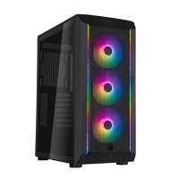 SilverStone FARA 511Z, Midi Tower, PC, Schwarz, ATX, micro ATX, Mini-ATX, Kunststoff, Stahl, Gehärtetes Glas, Gaming