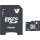 V7 4GB Micro SDHC Karte Class 4 + Adapter, 4 GB, MicroSDHC, Klasse 4, 10 MB/s, 4 MB/s, Schwarz