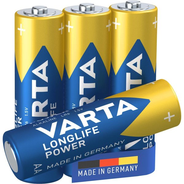 Varta -4906/4B, Einwegbatterie, AA, Alkali, 1,5 V, 4 Stück(e), Blau, Gold