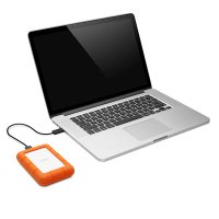 LaCie Rugged Mini, 1 TB, 2.5", 3.2 Gen 1 (3.1 Gen 1), 5400 RPM, Orange, Silber