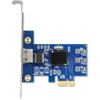 TRENDnet TEG-25GECTX, Eingebaut, Kabelgebunden, PCI Express, Ethernet, 2500 Mbit/s, Blau, Silber