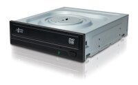 HLDS Hitachi-LG Super Multi DVD-Brenner, Schwarz, Ablage, Desktop, DVD±RW, SATA, 60000 h