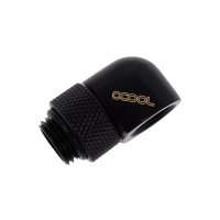 Alphacool 17248, Schwarz, 1/4 Zoll, 90°, Männlich/Weiblich, 18 mm, 32 mm