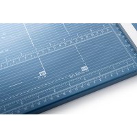 Novus Dahle Dahle 552, 2 mm, 20 Blätter, 51 cm, Automatisches Spannen, Edelstahl, A3