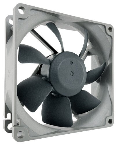 Noctua NF-R8 redux 1200, Ventilator, 8 cm, 1200 RPM, 9,1 dB, 35,8 cfm, Schwarz, Grau