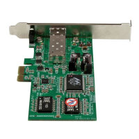 StarTech.com PCI Express Ethernet Gigabit LWL-Netzwerkkarte mit offenem SFP, Eingebaut, Kabelgebunden, PCI Express, Faser, 2000 Mbit/s