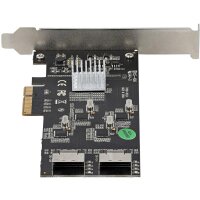 StarTech.com SATA PCIe Controller 8 Port - 6 Gbit/s PCI...