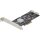 StarTech.com SATA PCIe Controller 8 Port - 6 Gbit/s PCI Express SATA Adapter - SATA PCIe Schnittstellenkarte - PCI-e x4 Gen 2 zu SATA III - SATA HDD/SSD, PCIe, Mini-SAS, PCI 2.0, Schwarz, Pericom - PI7C9X2G608GP, ASMedia - ASM1061, 6 Gbit/s