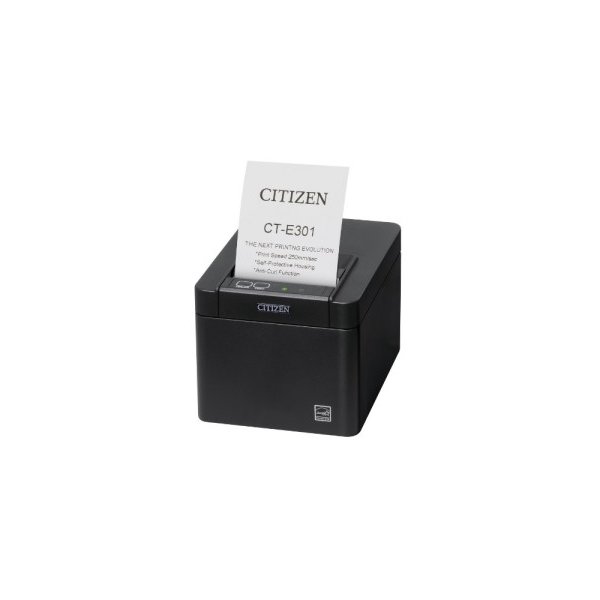 Citizen CT-E301 Printer USB only Black - POS-Drucker - Thermotransferdruck