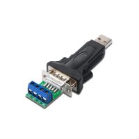 DIGITUS DA-70157 - USB 2.0 zu seriell Konverter, RS485 inkl. USB A Kabel 80cm USB A M / USB A F