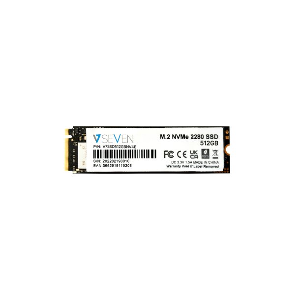 V7 V7SSD512GBNV4E, 512 GB, M.2, 7100 MB/s, 6 Gbit/s