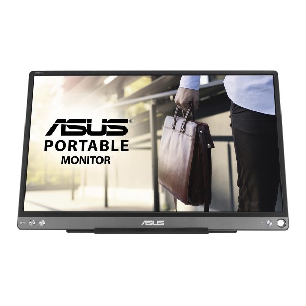 ASUS ZenScreen MB16ACE, 39,6 cm (15.6"), 1920 x 1080 Pixel, Full HD, LED, 5 ms, Grau