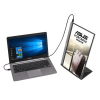 ASUS ZenScreen MB16ACE, 39,6 cm (15.6"), 1920 x 1080 Pixel, Full HD, LED, 5 ms, Grau