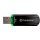 Transcend JetFlash elite 600, 8 GB, USB Typ-A, 2.0, Kappe, 15 g, Schwarz