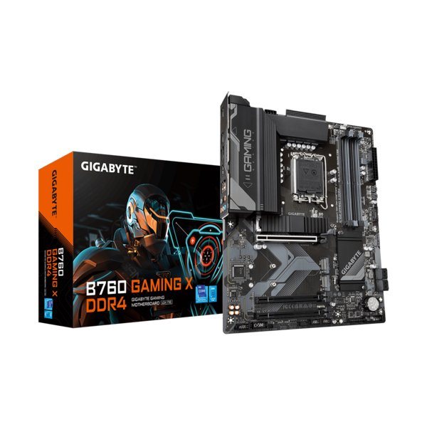 Gigabyte B760 GAMING X DDR4, LGA 1700, Intel® Celeron®, Intel® Pentium® Gold, LGA 1700, 128 GB, DDR4-SDRAM, 128 GB