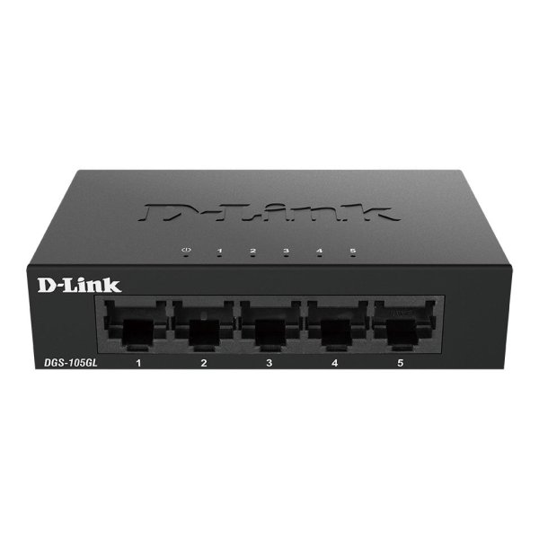 D-Link DGS-105GL/E, Unmanaged, Gigabit Ethernet (10/100/1000)