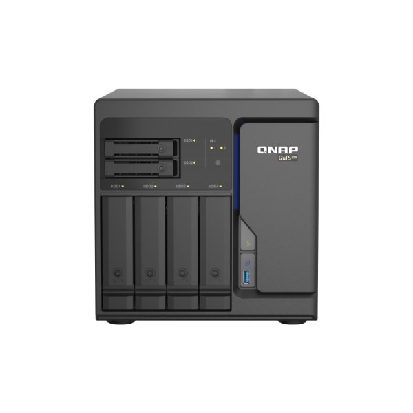 QNAP TS-h686, NAS, Tower, Intel® Xeon® D, D-1602, Schwarz