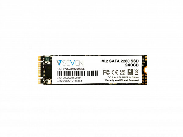 V7 V7SSD240GBM2SE, 240 GB, M.2, 520 MB/s, 6 Gbit/s