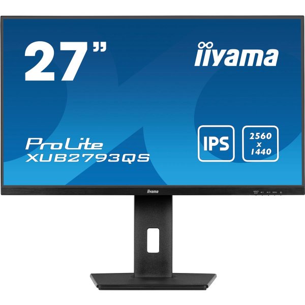 Iiyama ProLite XU2793QS-B6, 68,6 cm (27"), 2560 x 1440 Pixel, 2K Ultra HD, LED, 1 ms, Schwarz