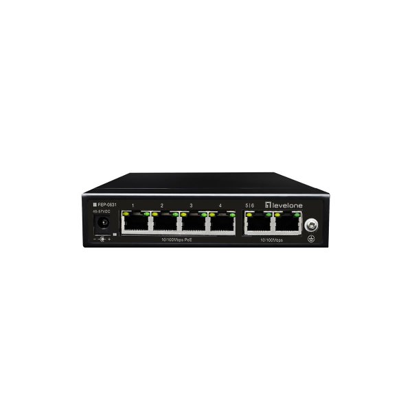 LevelOne FEP-0631, Fast Ethernet (10/100), Power over Ethernet (PoE)