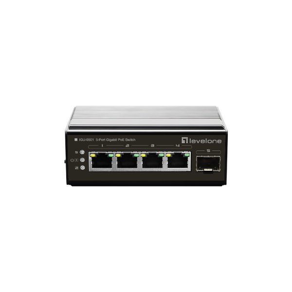 LevelOne IGU-0501, Gigabit Ethernet (10/100/1000), Power over Ethernet (PoE)