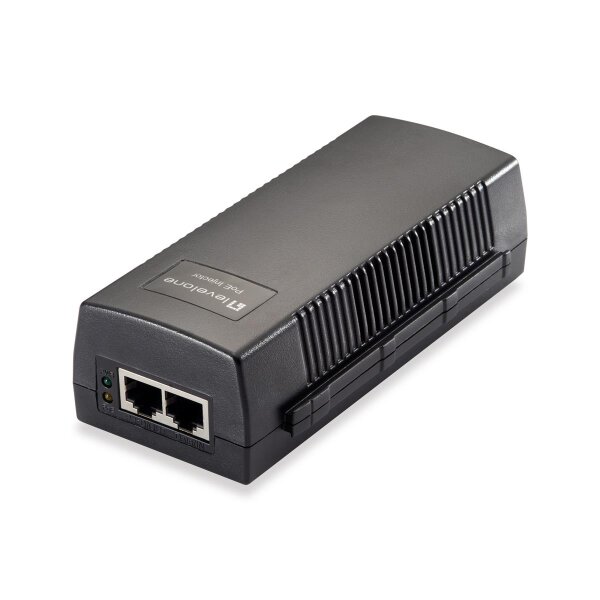 LevelOne POI-2012, Schnelles Ethernet, 10,100 Mbit/s, IEEE 802.3, IEEE 802.3af, IEEE 802.3u, Schwarz, 100 m, PoE, Leistung